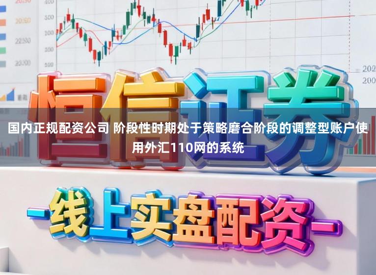 国内正规配资公司 阶段性时期处于策略磨合阶段的调整型账户使用外汇110网的系统