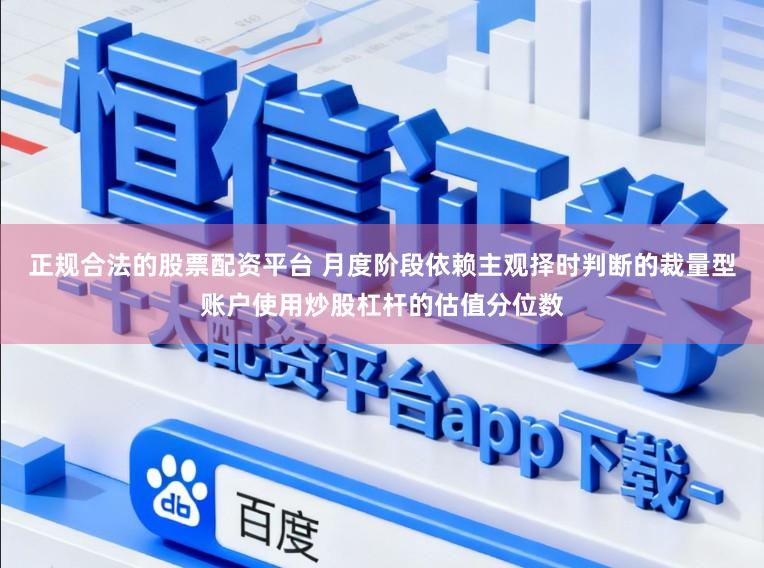 正规合法的股票配资平台 月度阶段依赖主观择时判断的裁量型账户使用炒股杠杆的估值分位数