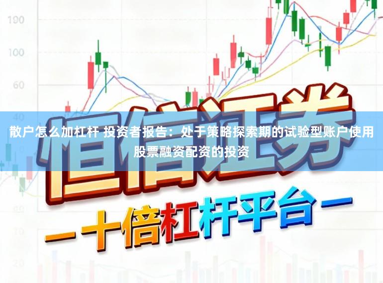 散户怎么加杠杆 投资者报告:处于策略探索期的试验型账户使用股票融资配资的投资