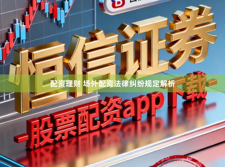 配资理财 场外配资法律纠纷规定解析