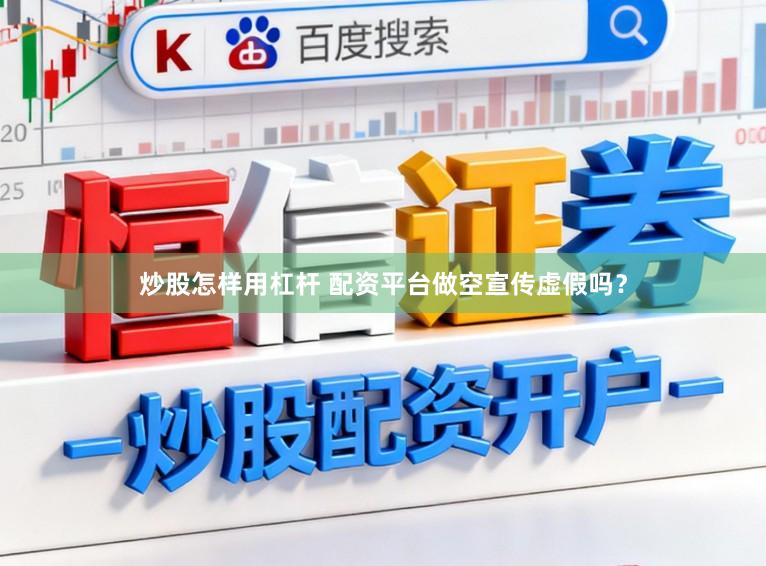炒股怎样用杠杆 配资平台做空宣传虚假吗？